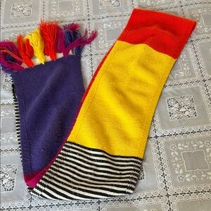 New York & Company Colorful Women’s Scarf with Fringe